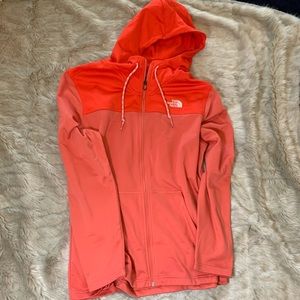 Womens North Face XXL Tech Mezzaluna fleece hoodie